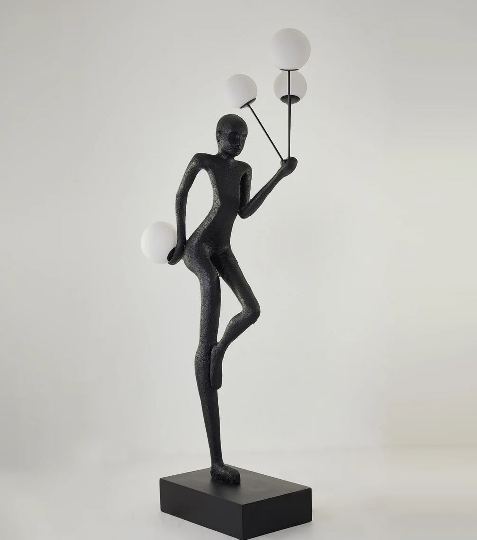 Welcome Sculpture Characters Floor Lamp