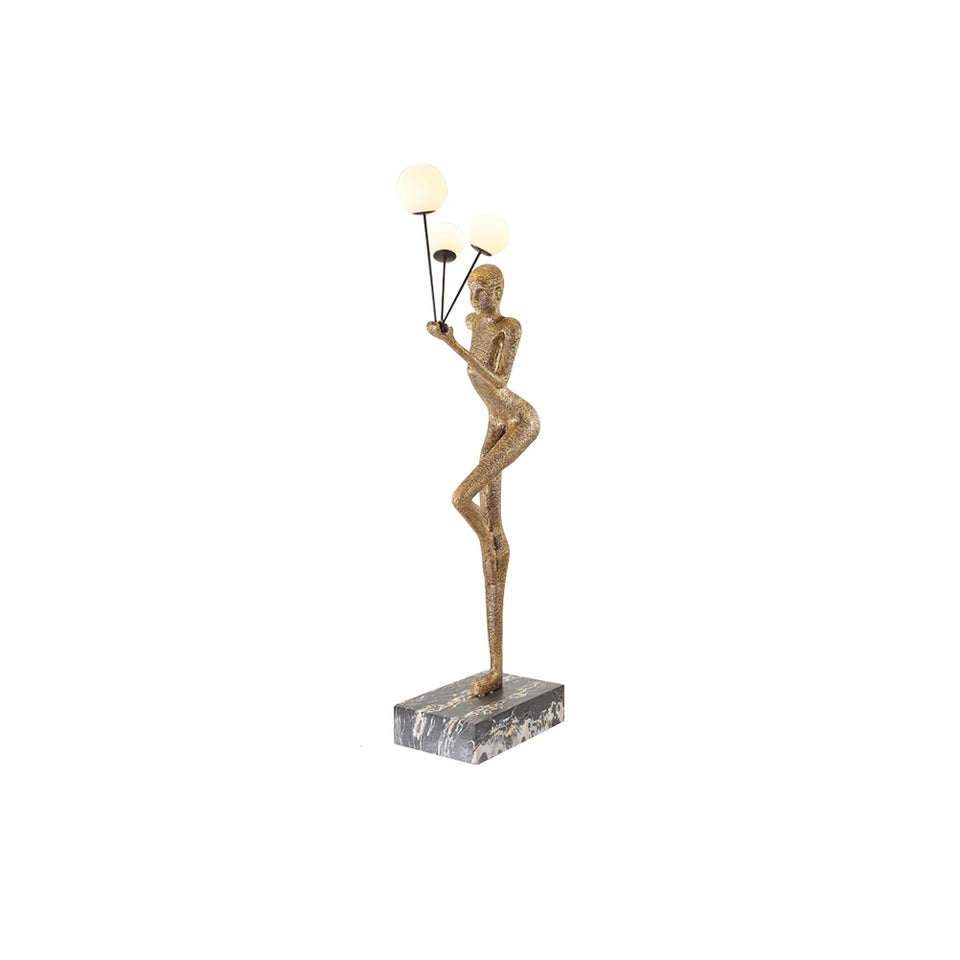 Welcome Sculpture Characters Floor Lamp