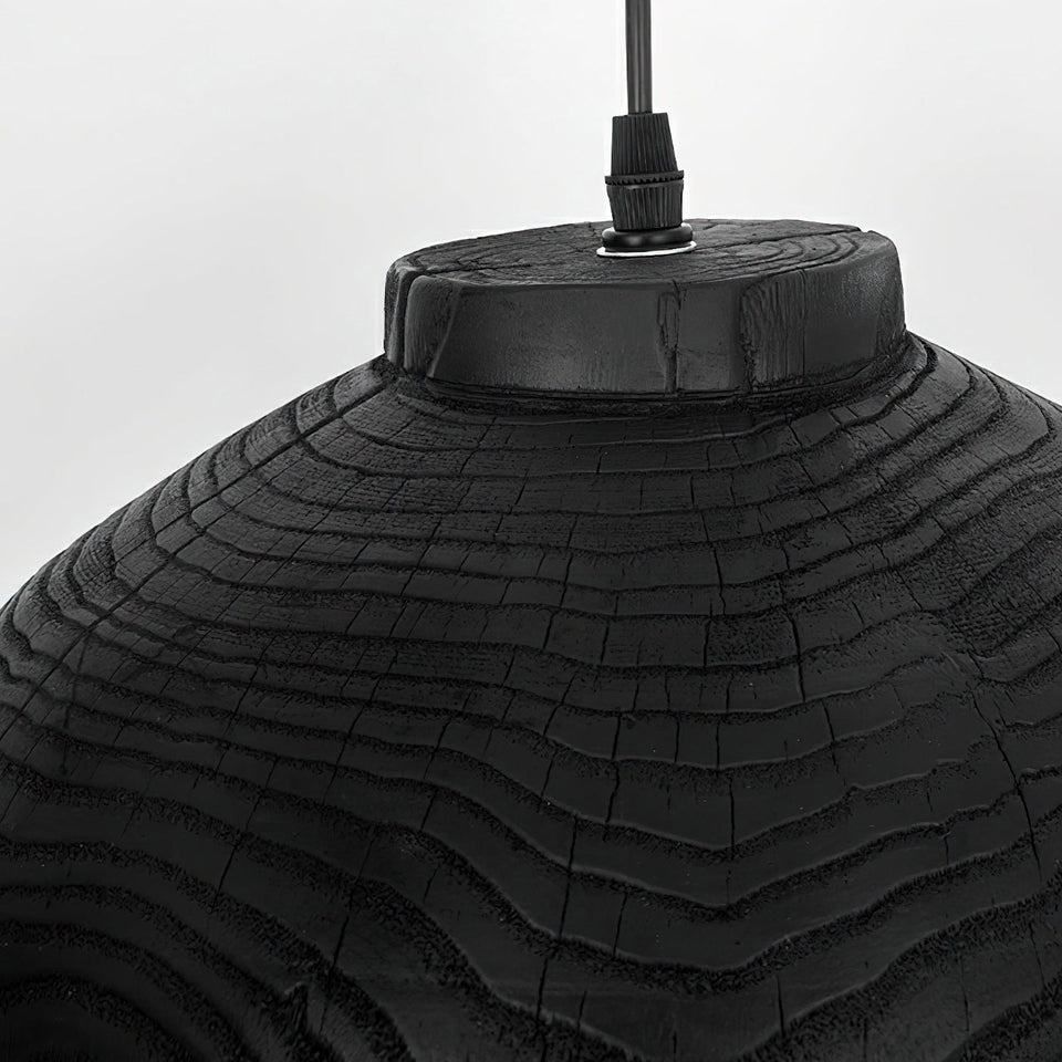Black wood pendant light - additional view 10