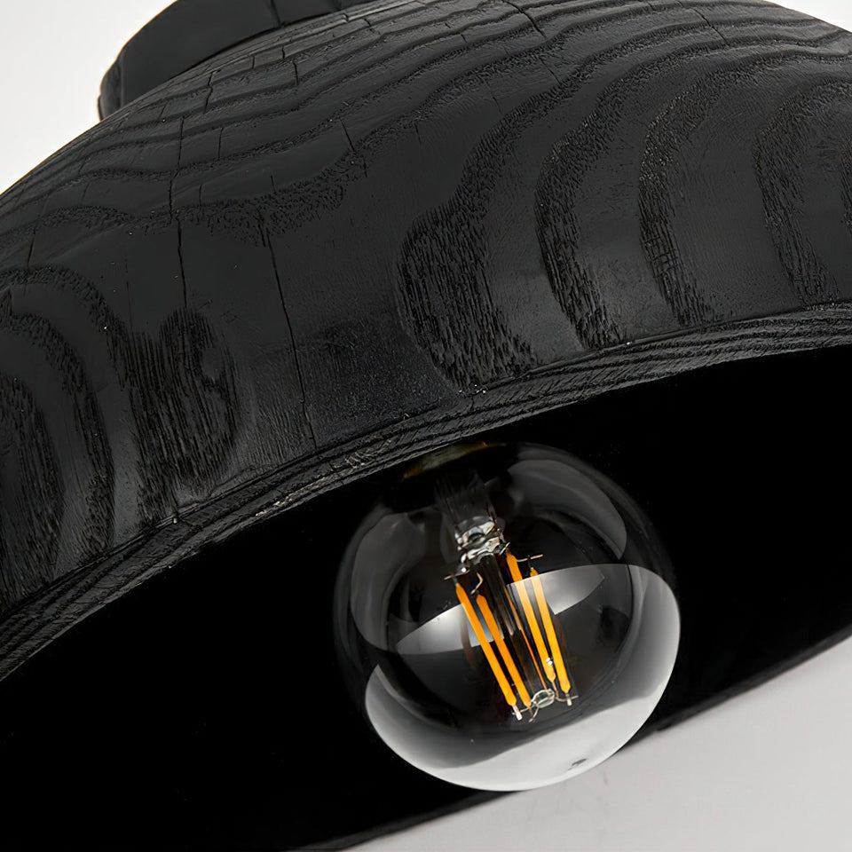 Black wood pendant light - additional view 9