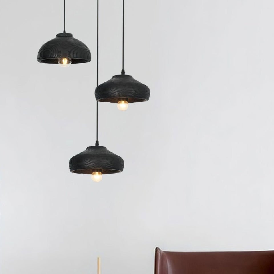 Black wood pendant light - additional view 8