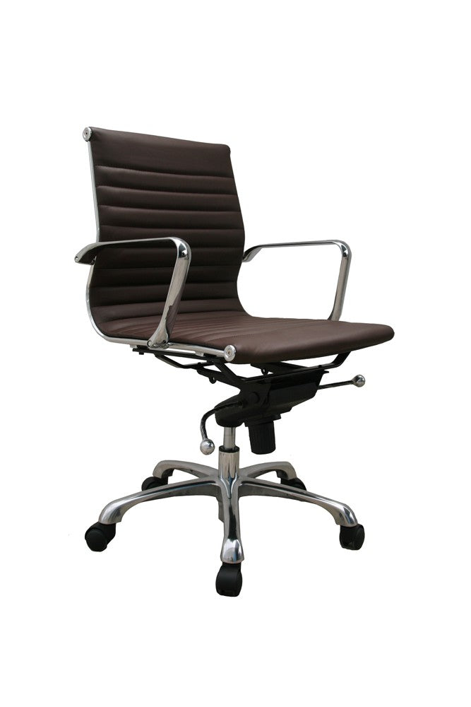 Comfy Low Back Office Chair In White
