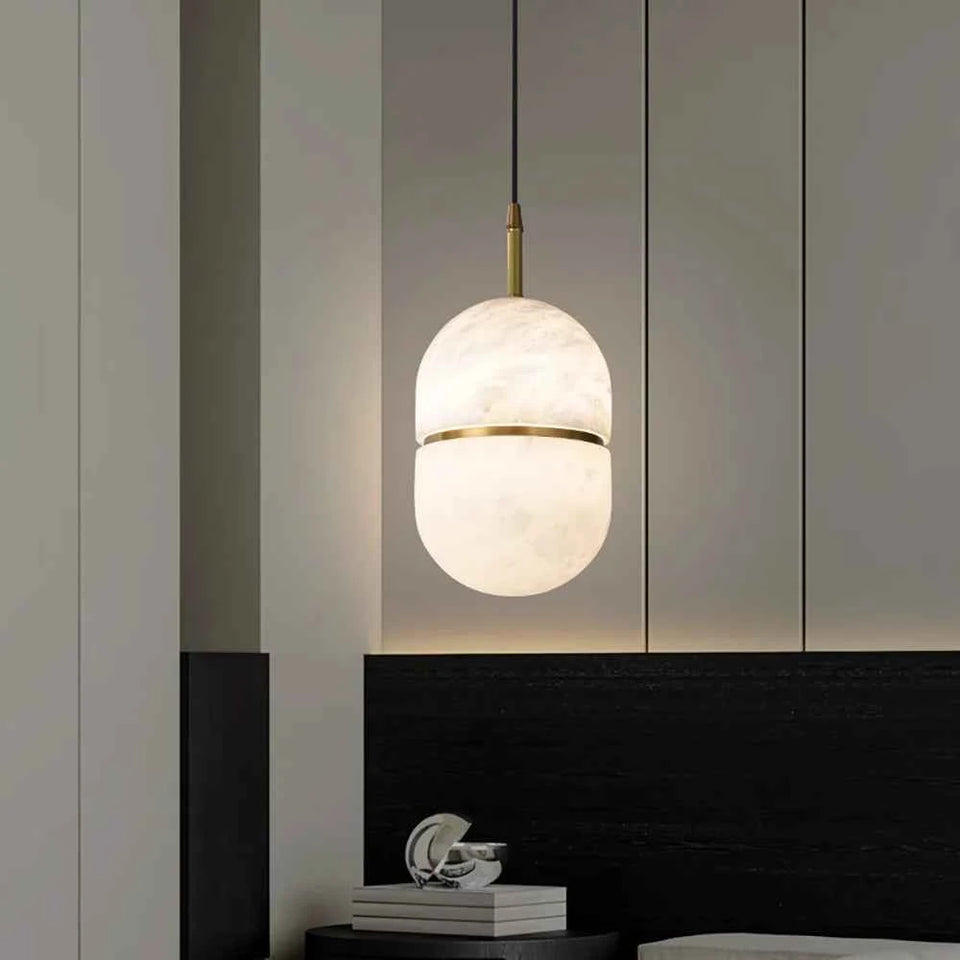 YUM Alabaster Pendant Light