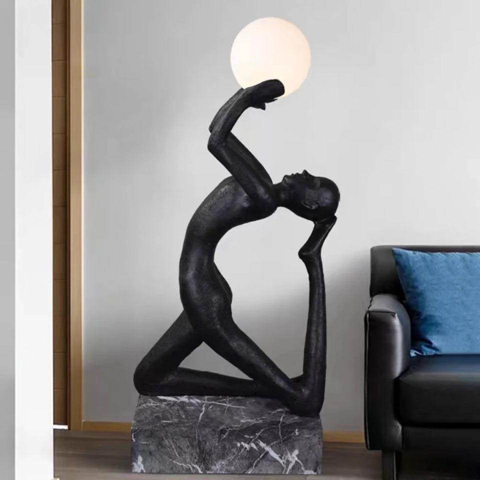 Yoga Sculpture Floor Lamp