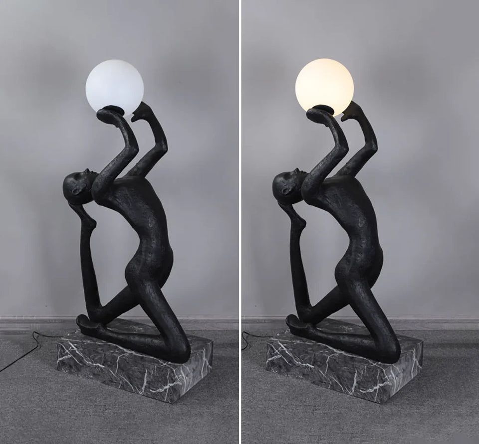 Yoga Sculpture Floor Lamp