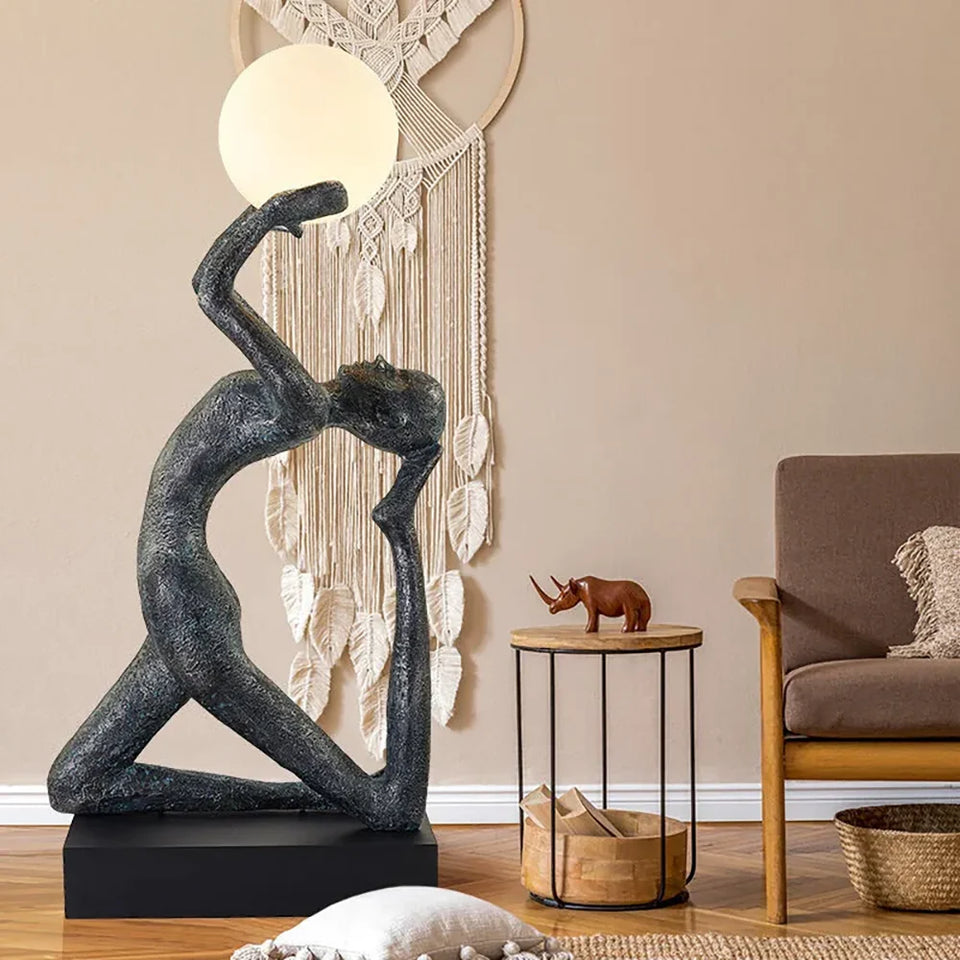 Yoga Sculpture Floor Lamp