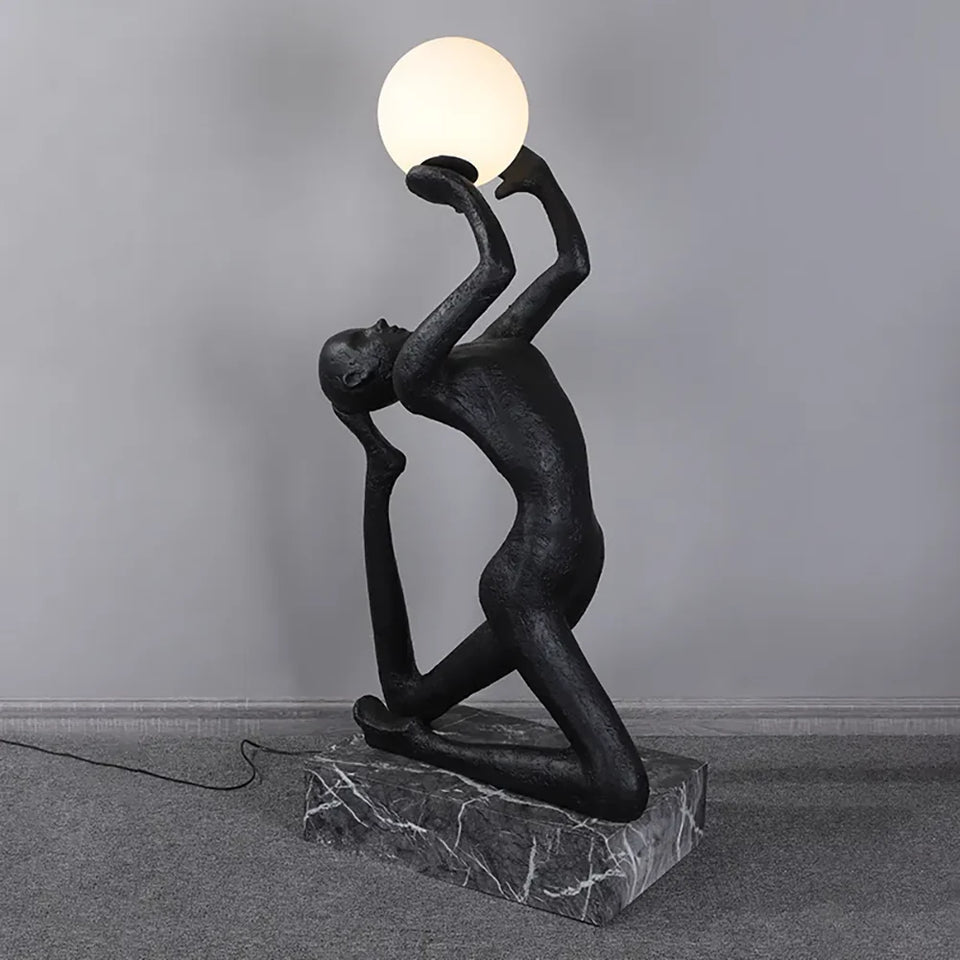 Yoga Sculpture Floor Lamp