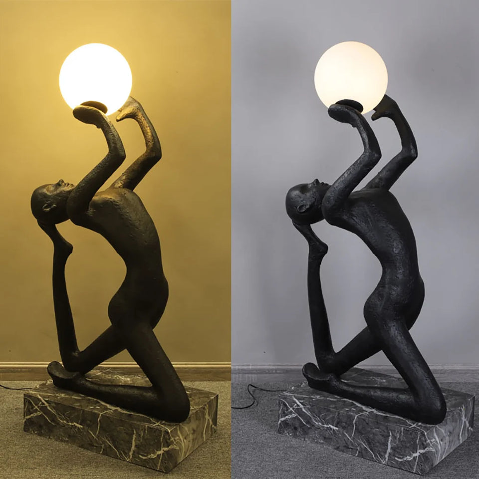 Yoga Sculpture Floor Lamp