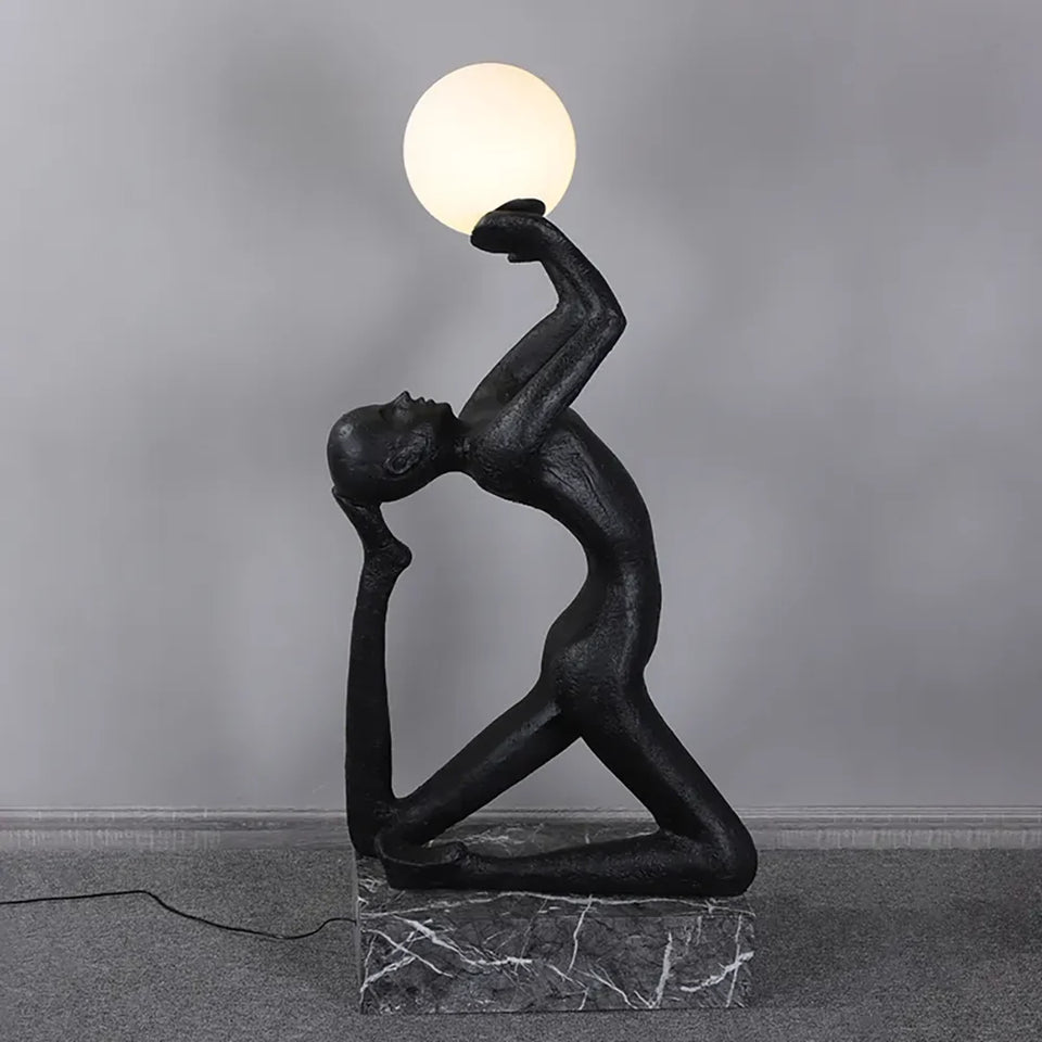 Yoga Sculpture Floor Lamp