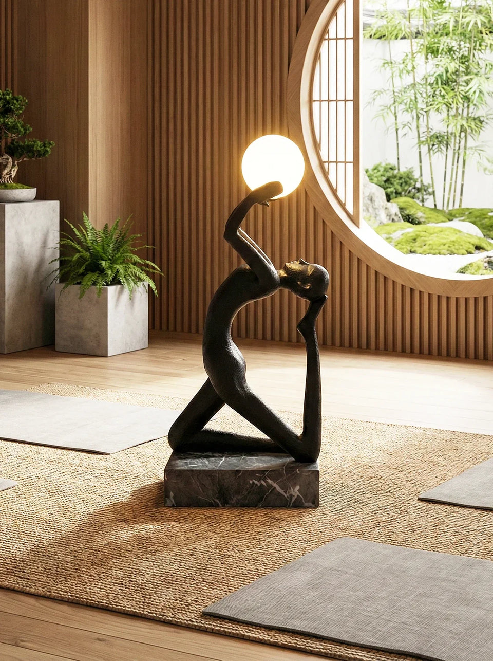 Yoga Sculpture Floor Lamp
