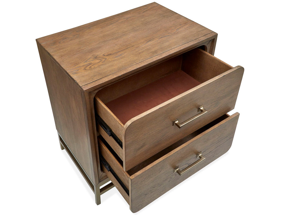 Lindon - Drawer Nightstand - Belgian Wheat