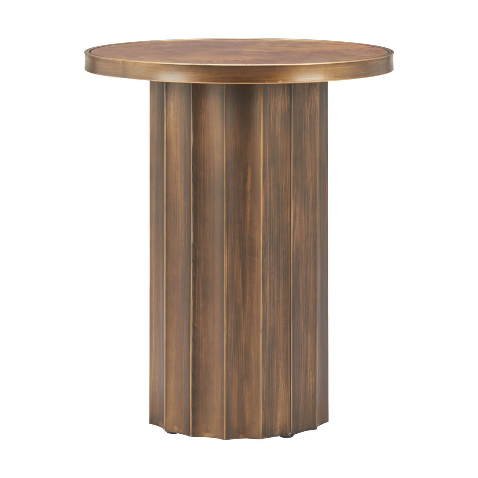 Afinato Side Table Brown