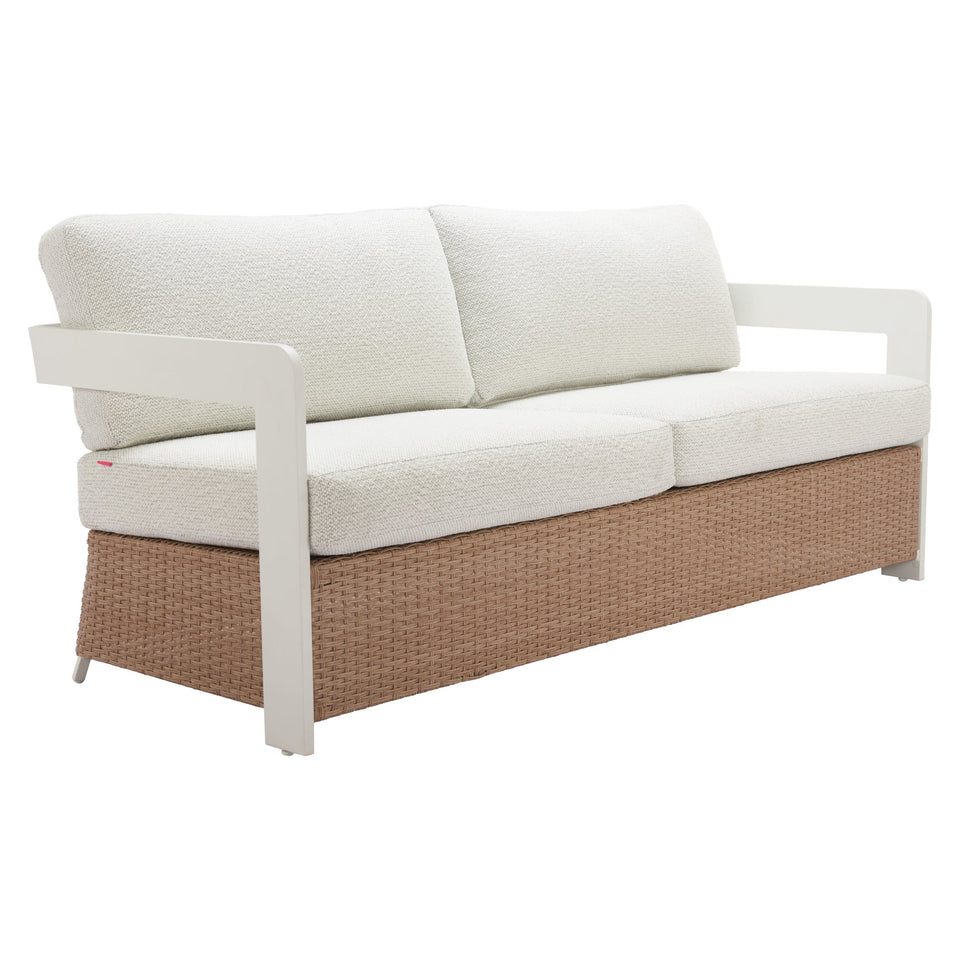 Gelo Sofa White & Brown