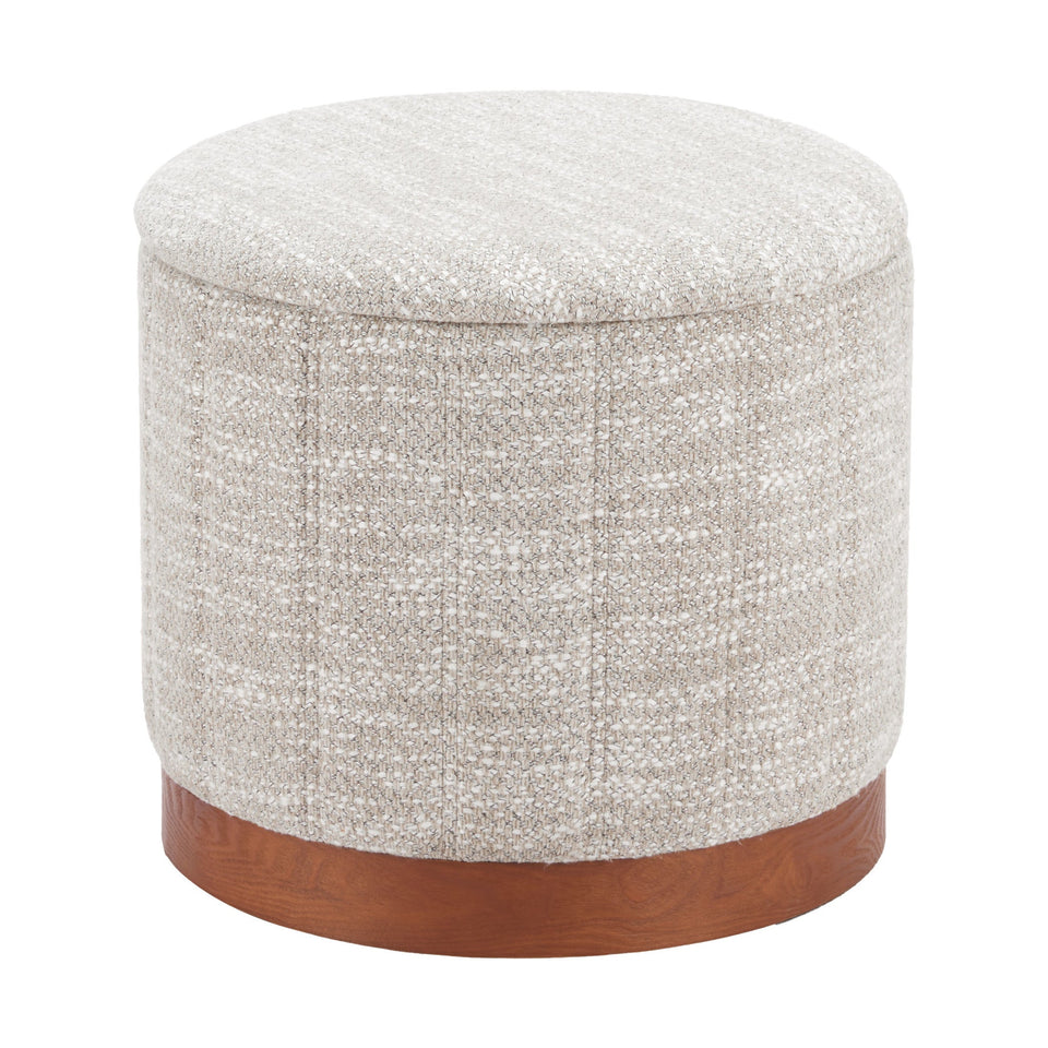 Fije Storage Ottoman Gray