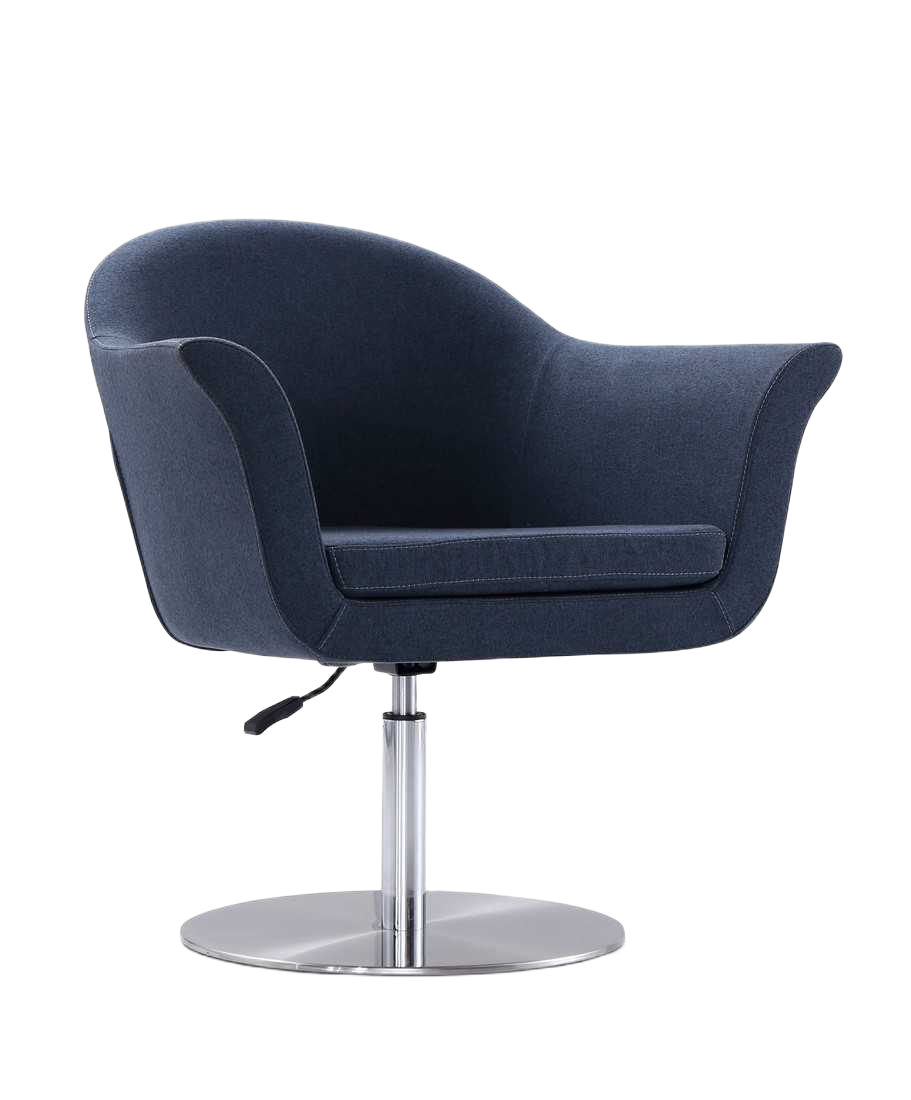 Voyager Woven Blend Swivel Lounge Chair