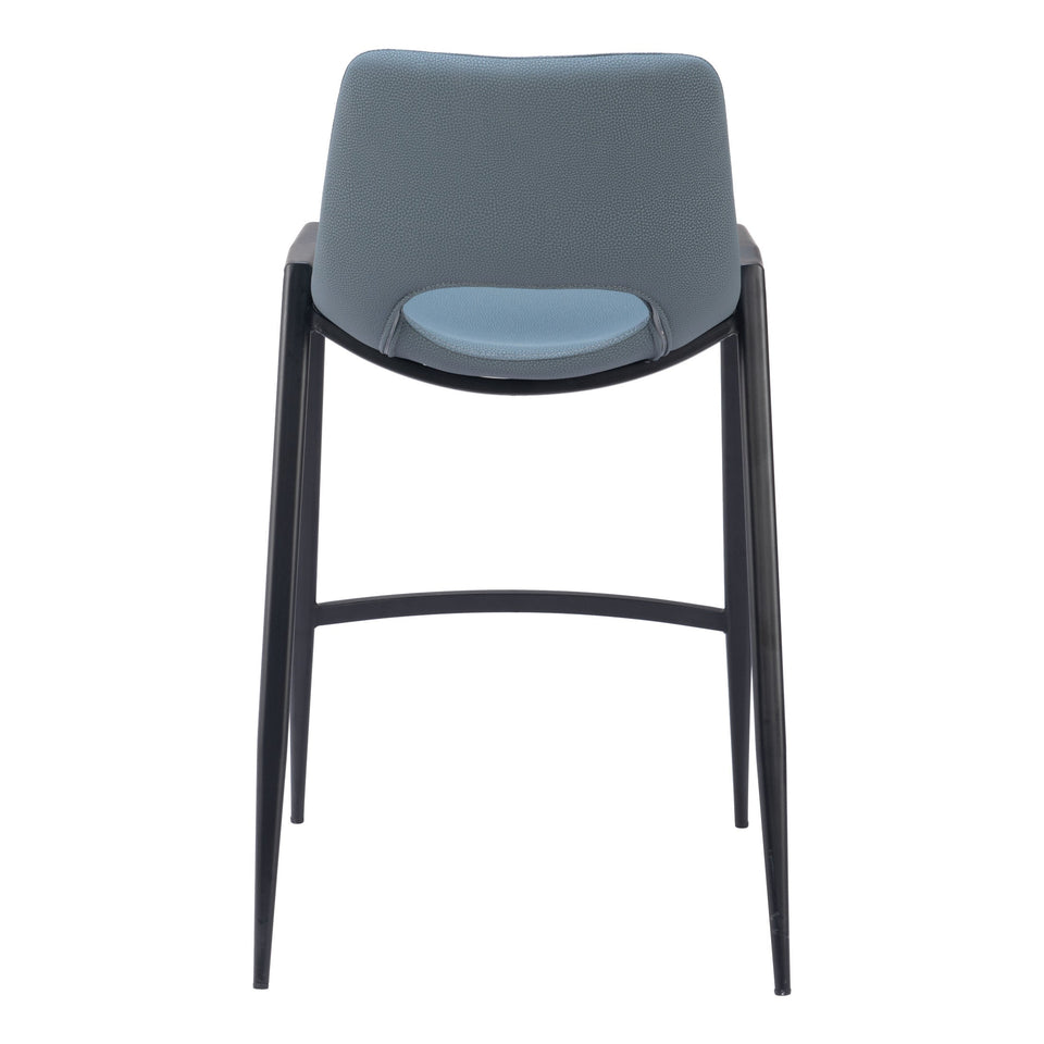 Desi Counter Stool (Set of 2) Azure Gray