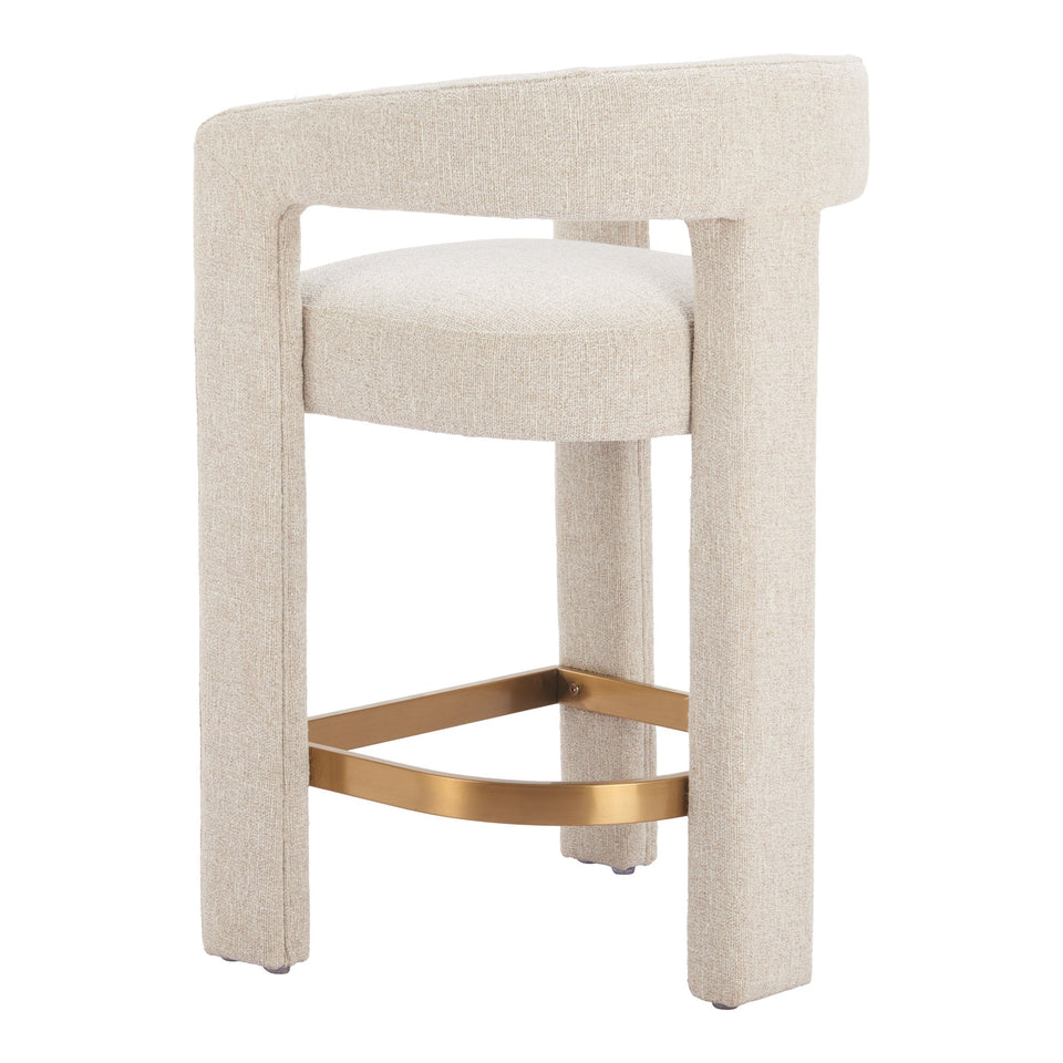 Saiko Counter Stool Beige