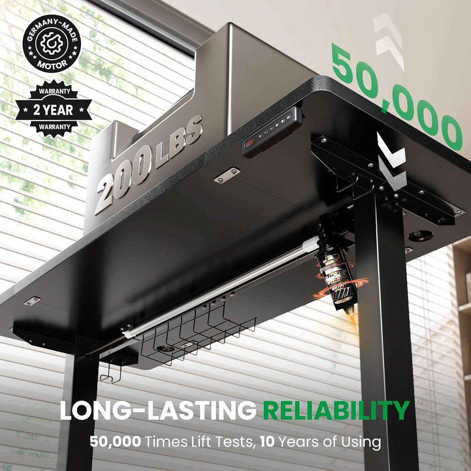 Adjustable Electric Standing Desk with Memory Presets