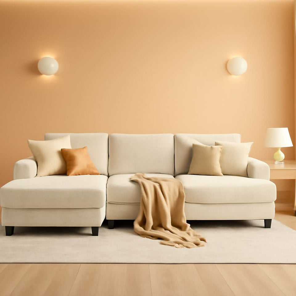 Sleeper Sofa Bed 112Inches PullOut LivingRoom Comfort