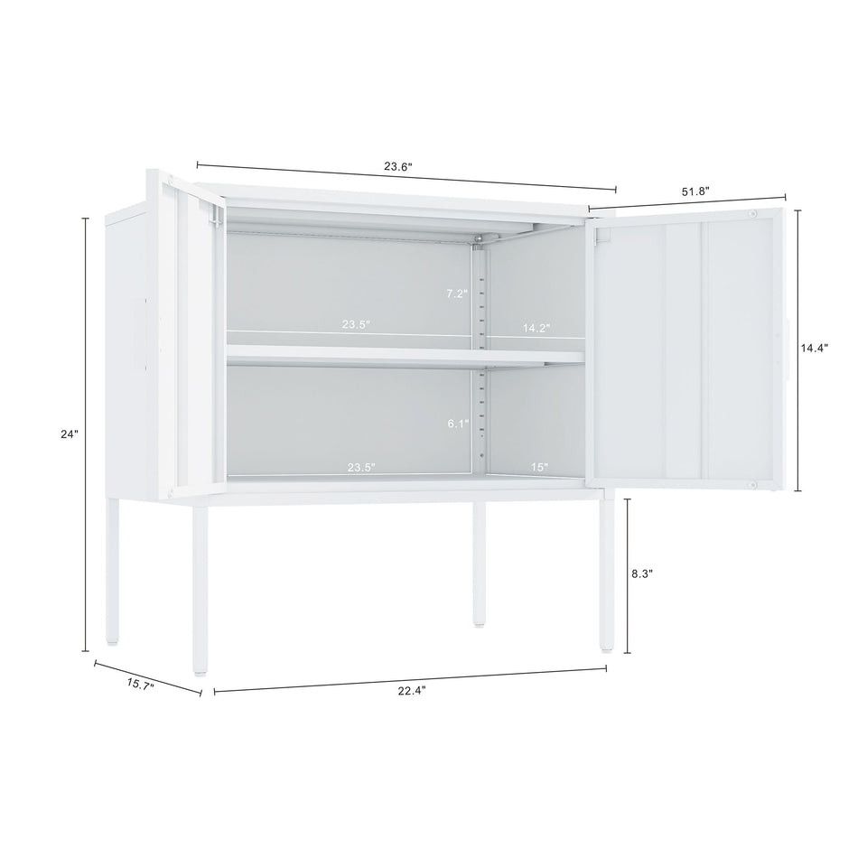 Ava 24" Metal Accent Cabinet
