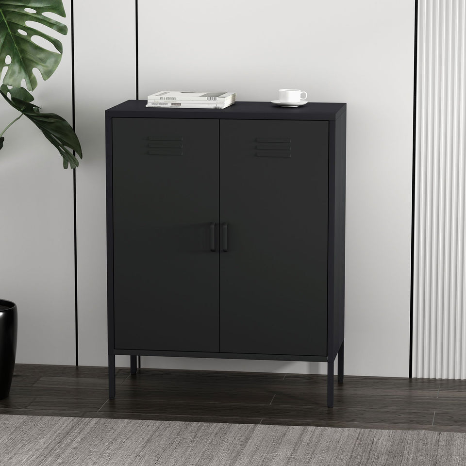 Naomi 32" Metal Accent Cabinet