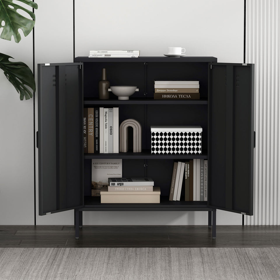 Naomi 32" Metal Accent Cabinet