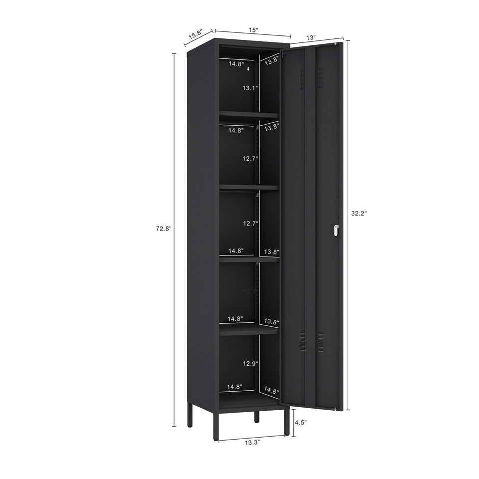 Naomi 15" Metal Storage Cabinet
