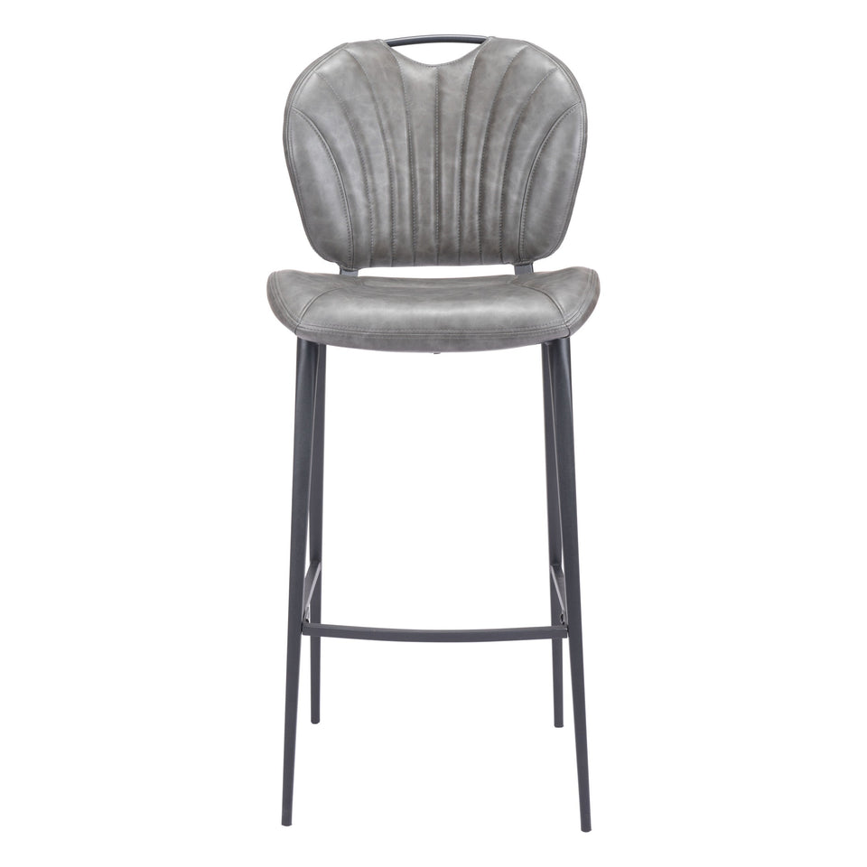 Terrence Barstool Vintage Gray