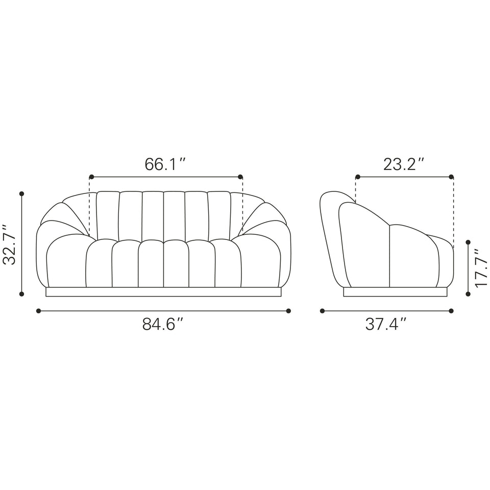 Bhutan Sofa Cream