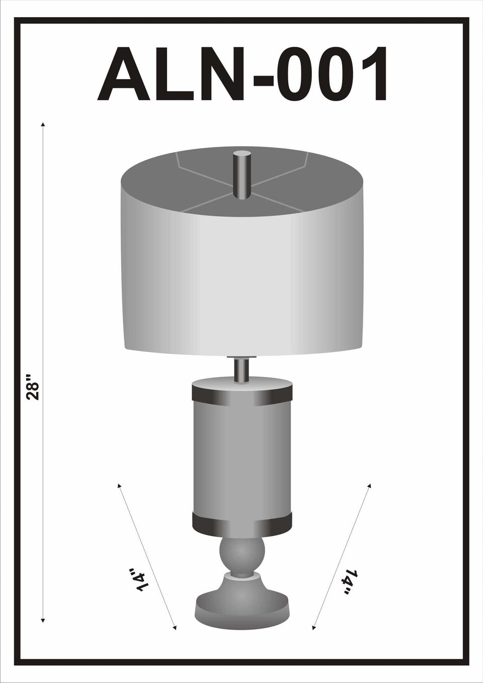 Alemanguan Table Lamp - Clearance