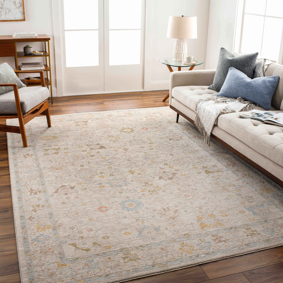 Amina Oushak Thick Luxe Area Rug