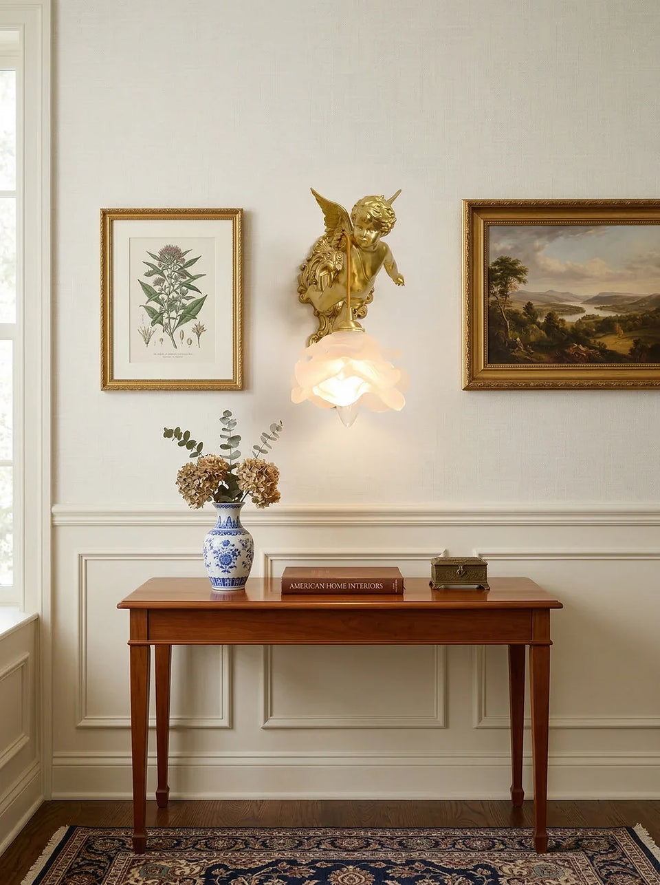 Angel Glass Wall Light