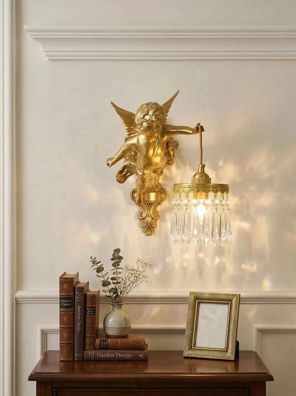Angel Glass Wall Light