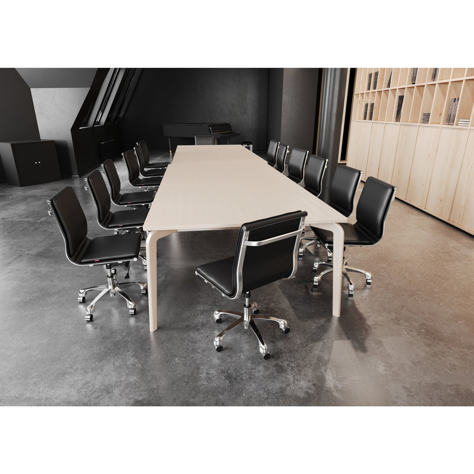 Lider Plus Armless Office Chair Black