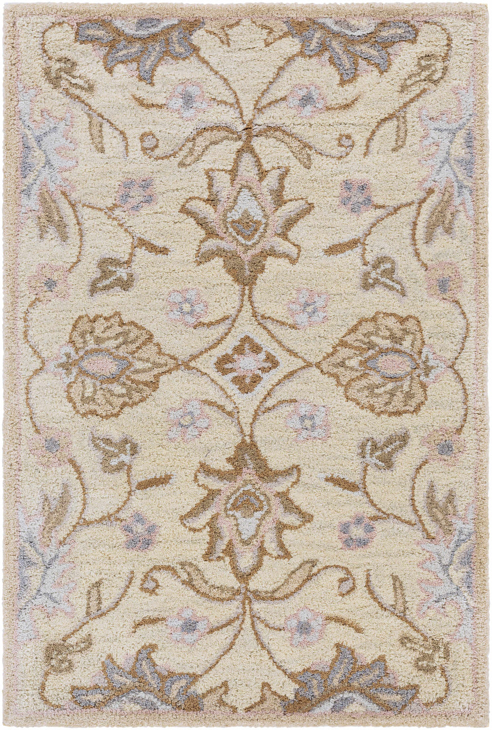 Conesus Hand Tufted Ivory 1109 Wool Rug