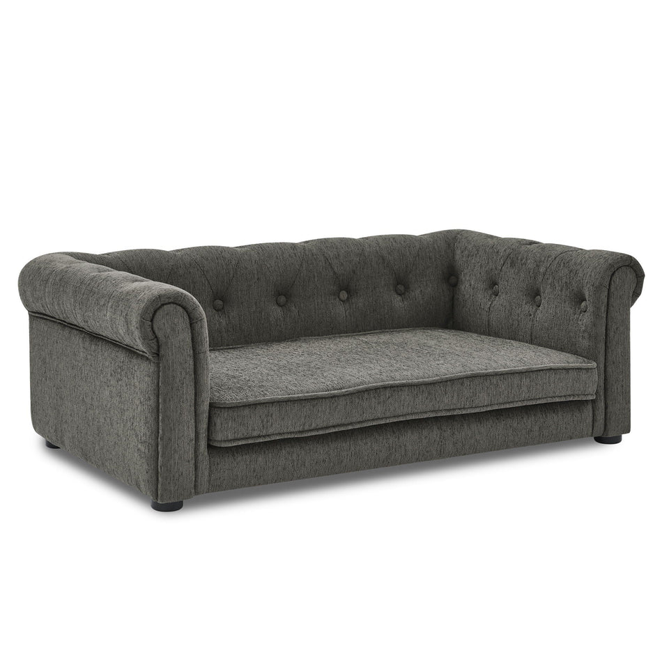 Modern Elegant Rectangle Pet Bed with Elevated Design - Multiple Colors