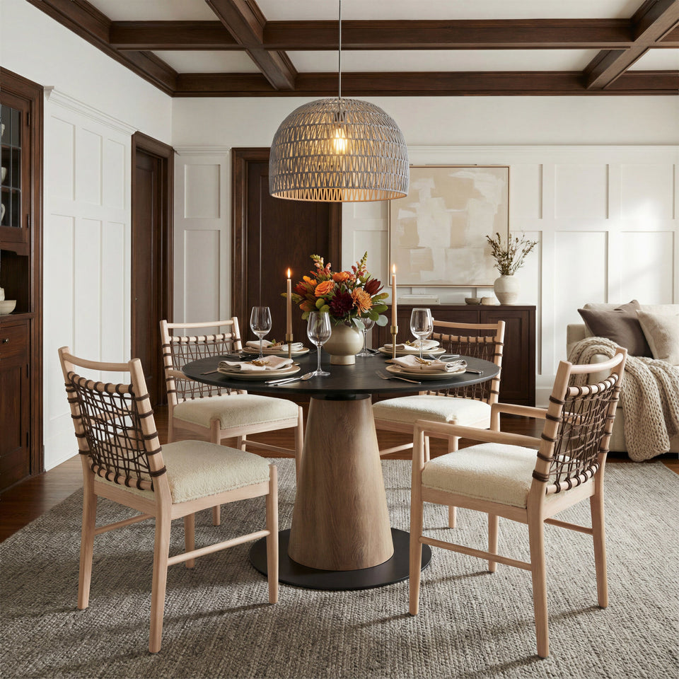 Wezly Dining Chair (Set of 2) Ivory