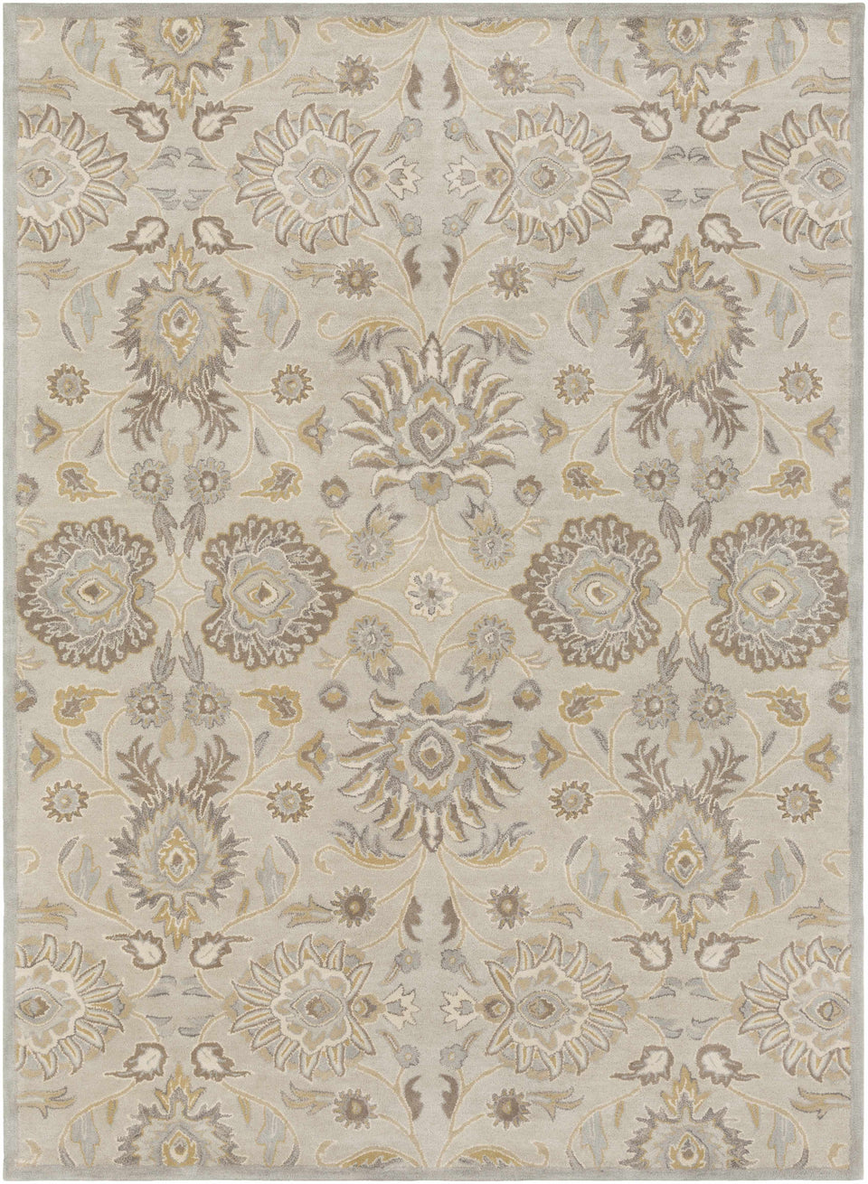 Conesus 1192 Hand Tufted Ivory&Taupe Wool Rug
