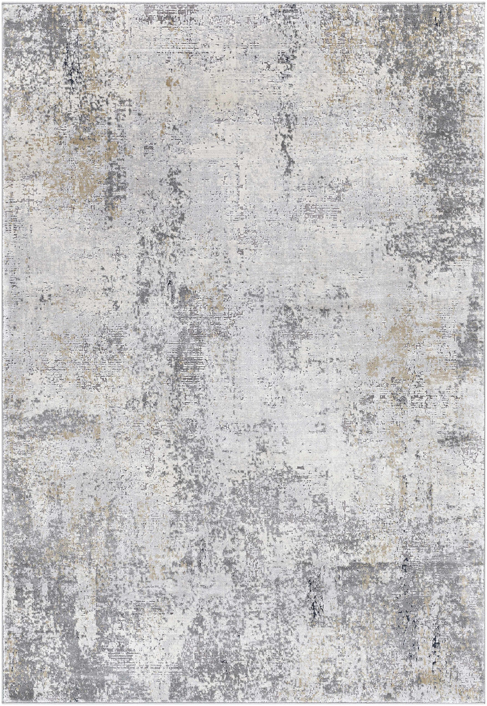 Baranduda Abstract Gray Luxe Rug - Clearance