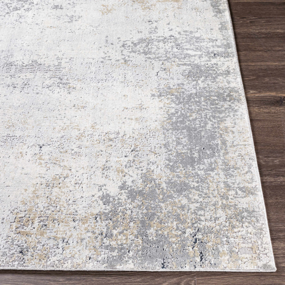 Baranduda Abstract Gray Luxe Rug - Clearance