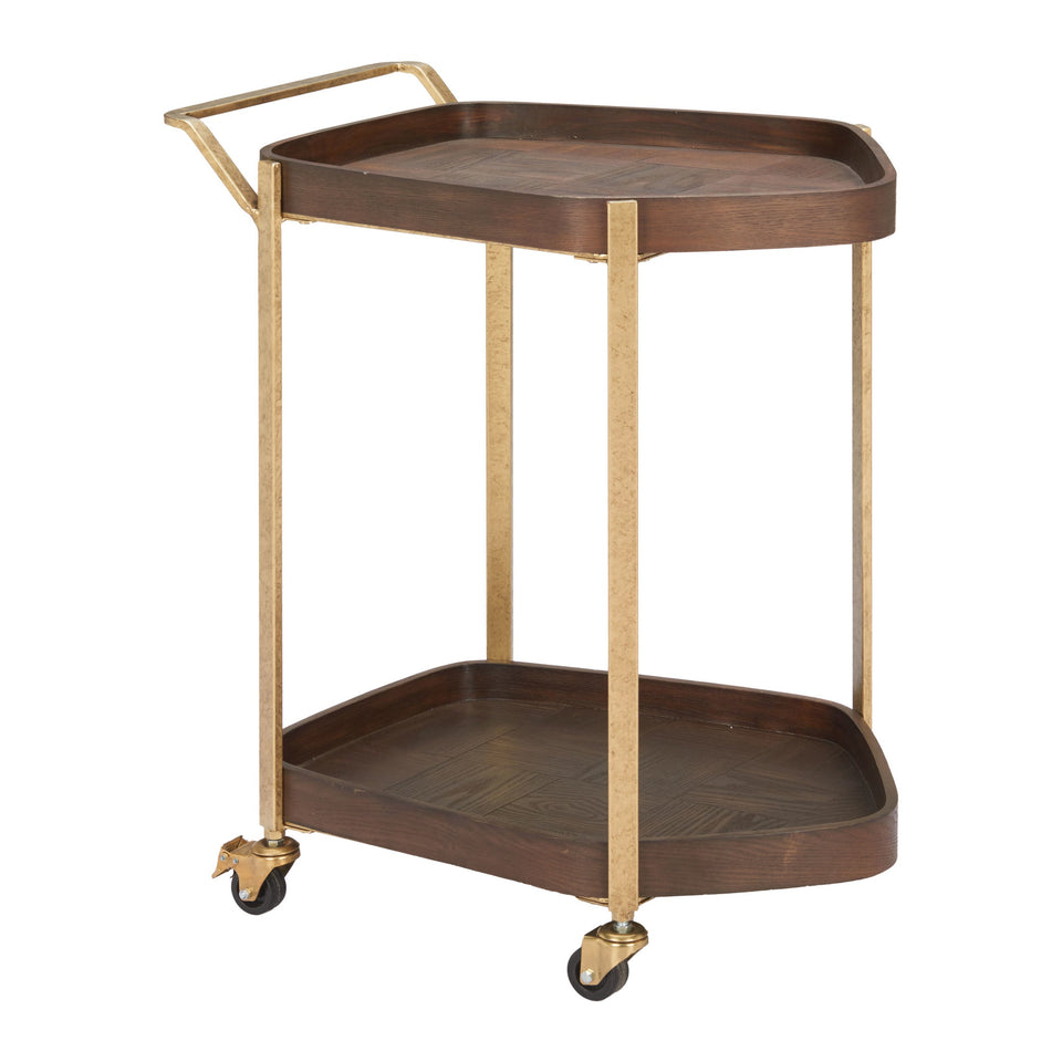 Stela Bar Cart Walnut