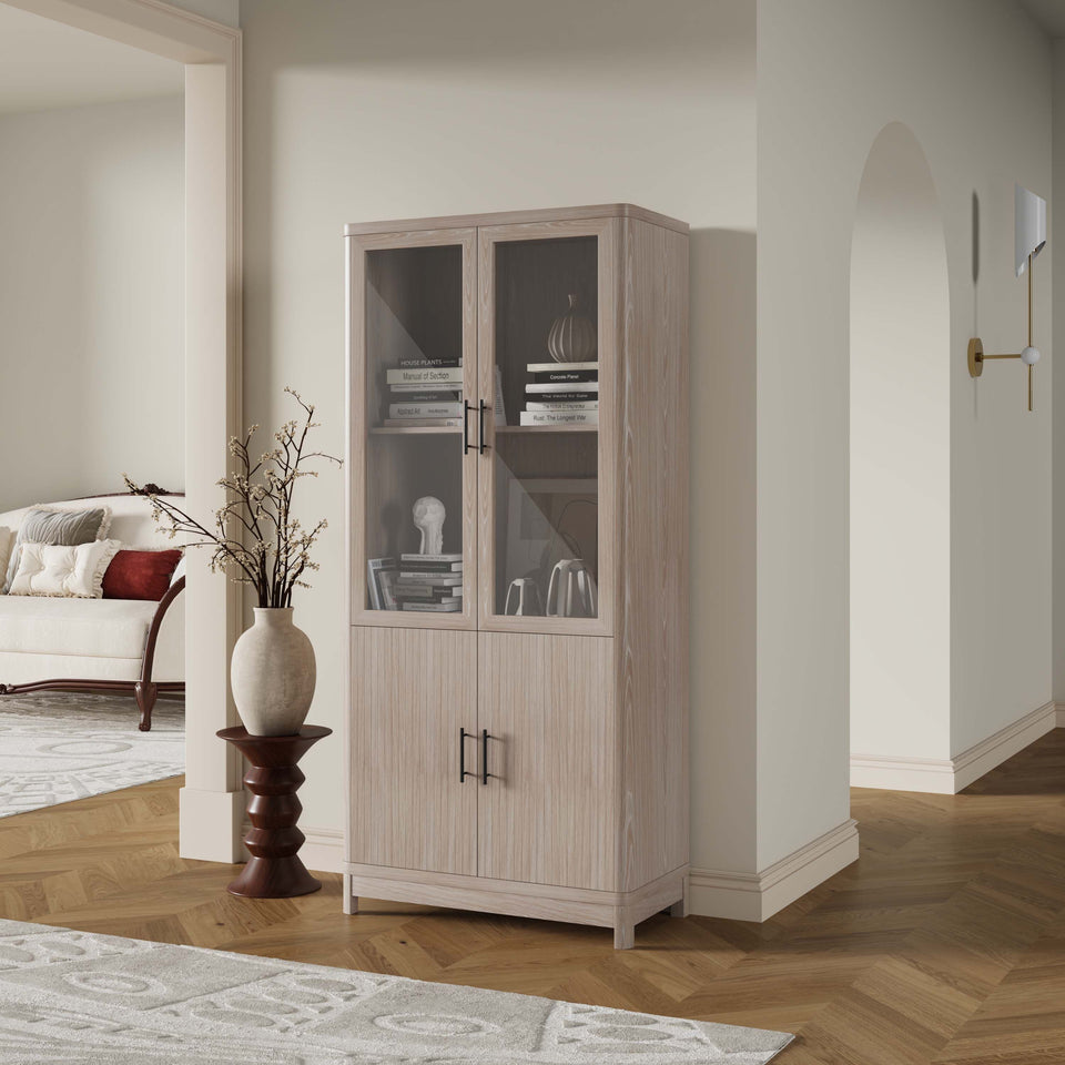 Jodie 31" Bookcase Cabinet (6-Shelf)
