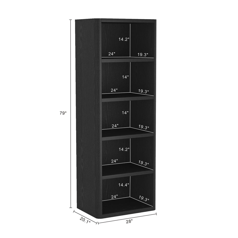 Rivington Open Bookcase Shelf