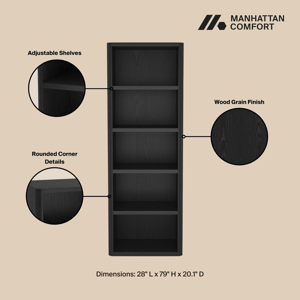 Rivington Open Bookcase Shelf
