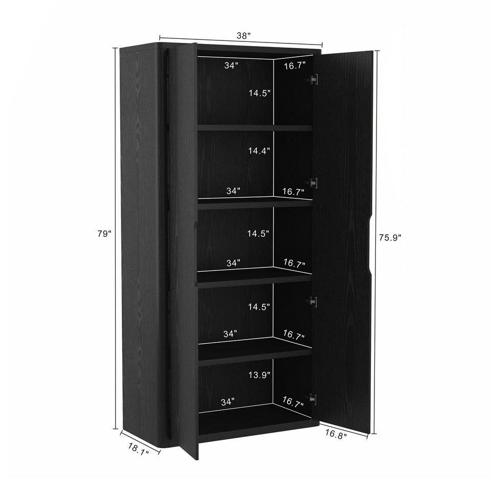 Rivington Tall 2-Door Storage Cabinet