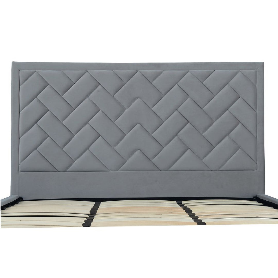 Crosby Upholstered Velvet King Bed