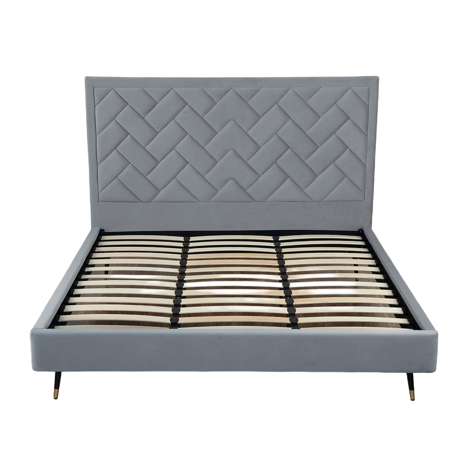 Crosby Upholstered Velvet King Bed
