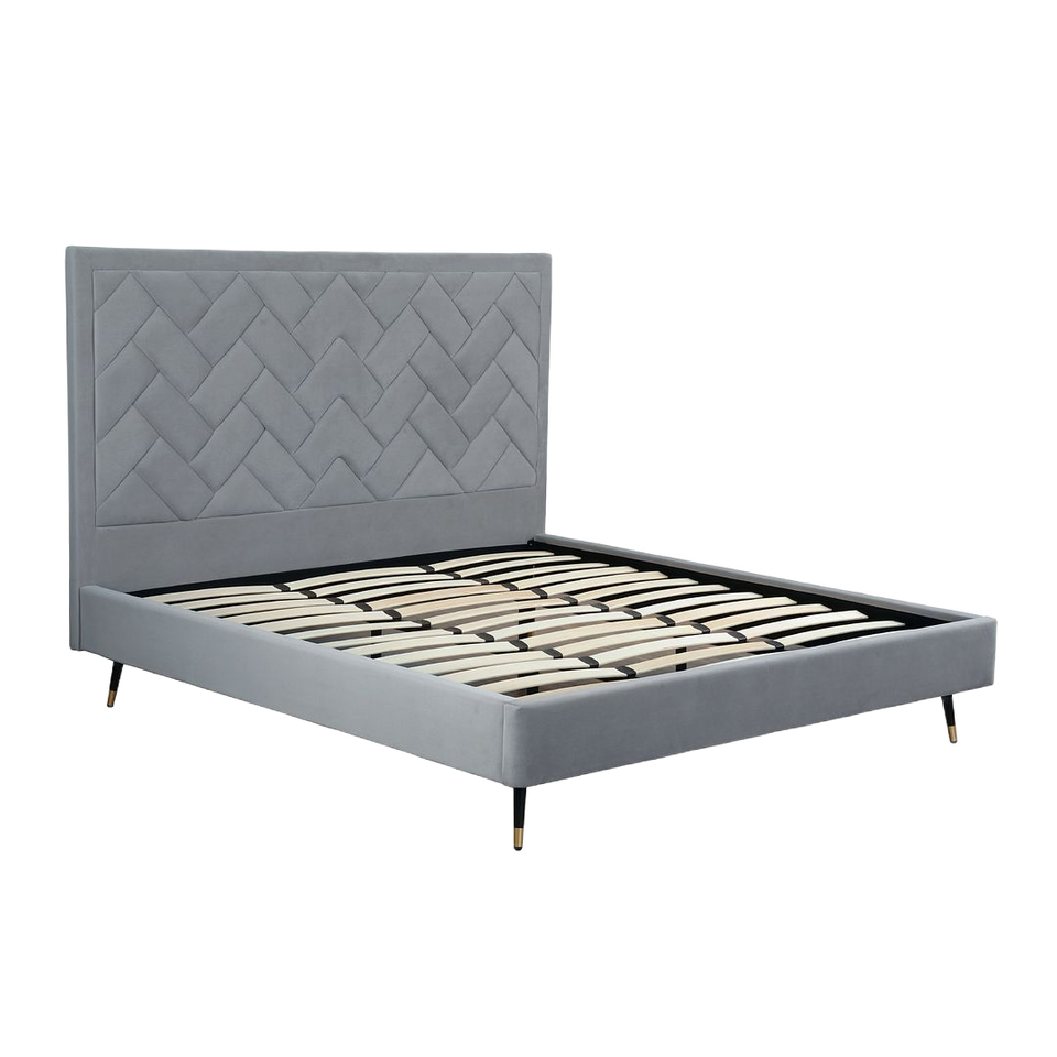 Crosby Upholstered Velvet King Bed