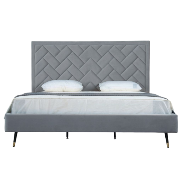 Crosby Upholstered Velvet King Bed