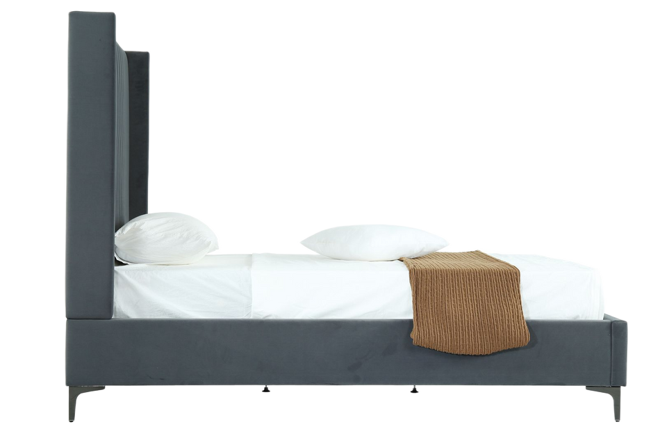 Promenade Upholstered Velvet 48 Bed